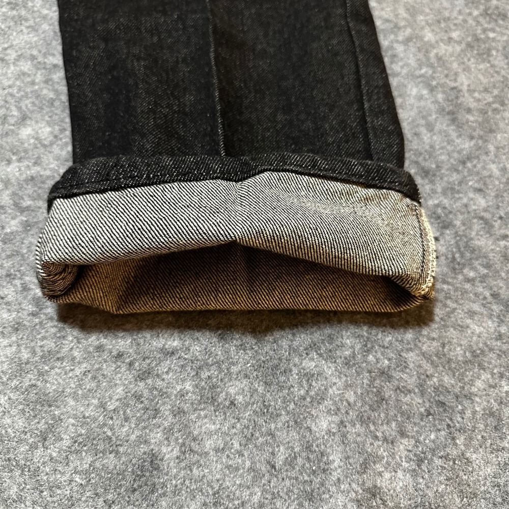 NWT Vtg 90s Levis 540 Black Jeans 36x30 USA Brown Tab Leather Patch DEADSTOCK - Picture 6 of 16